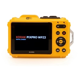 Kodak Pixpro WPZ2 vízálló/porálló/ütésálló digitális sárga  fényképezőgép + 16Gb microSd + akkumulátor