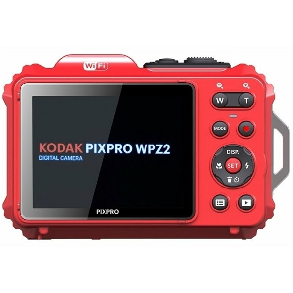 Kodak Pixpro WPZ2 vízálló/porálló/ütésálló piros digitális fényképezőgép