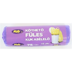 Köthető füles 75 literes /12 / 15db/roll kukabélelő