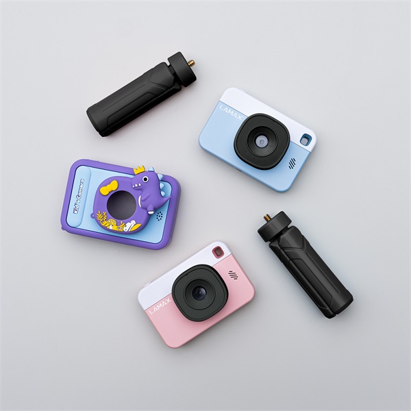 LAMAX PixelKid1 Pink Full HD 8MP rózsazsín gyerek fényképezőgép és kamera