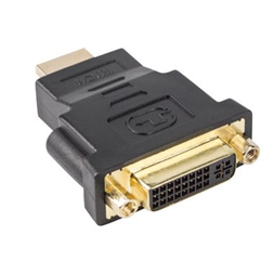 LANBERG HDMI(M)->DVI-D(F)(24+5) SINGLE LINK FEKETE ADAPTER