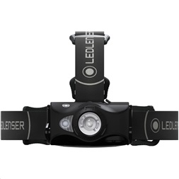 LEDLENSER MH8 600lm/200m, RGB, 1xLi-ion, fekete outdoor tölthető LED fejlámpa