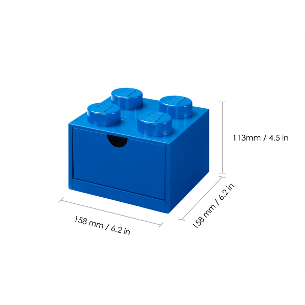 LEGO Fiókos tárolódoboz 2x2,kicsi,kék