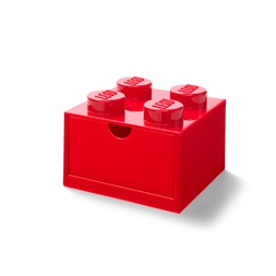 LEGO Fiókos tárolódoboz 2x2,kicsi, piros