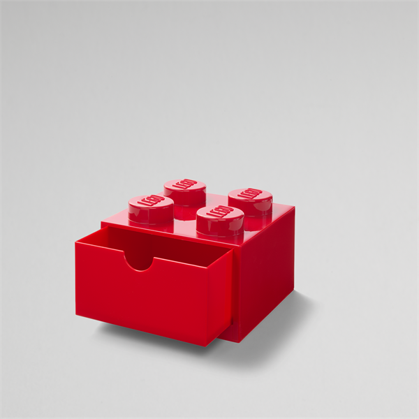 LEGO Fiókos tárolódoboz 2x2,kicsi, piros