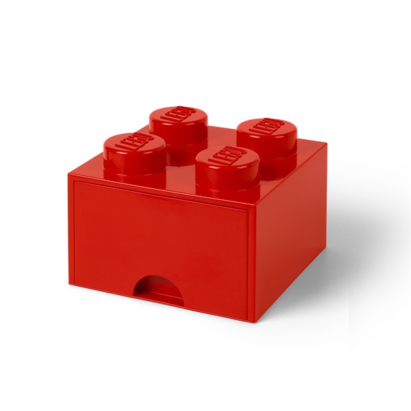 LEGO Fiókos tárolódoboz 2x2, piros