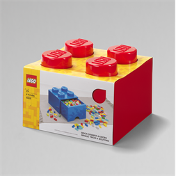 LEGO Fiókos tárolódoboz 2x2, piros