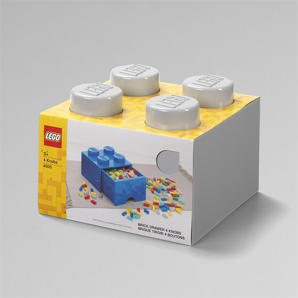 LEGO Fiókos tárolódoboz 2x2, szürke