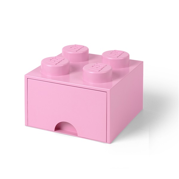 LEGO Fiókos tárolódoboz 2x2, világosrózsaszín