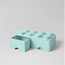 LEGO Fiókos tárolódoboz 2x4, Aqua