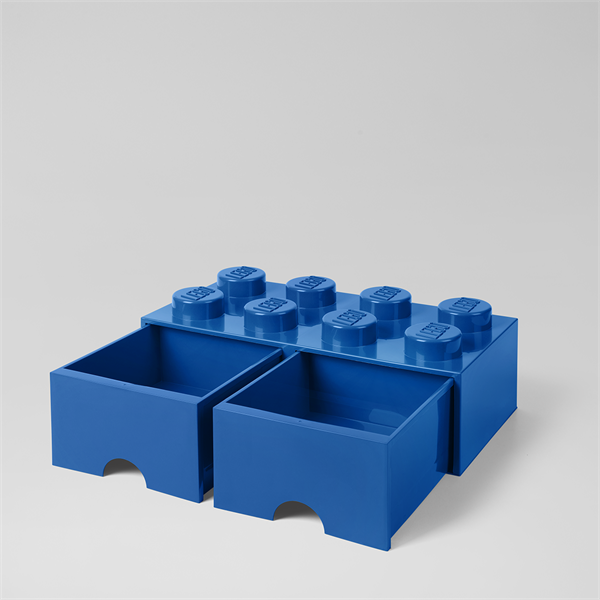 LEGO Fiókos tárolódoboz 2x4, kék