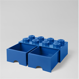 LEGO Fiókos tárolódoboz 2x4, kék