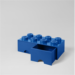 LEGO Fiókos tárolódoboz 2x4, kék