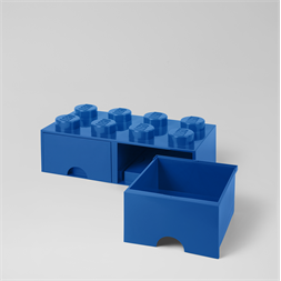 LEGO Fiókos tárolódoboz 2x4, kék