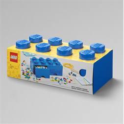 LEGO Fiókos tárolódoboz 2x4, kék