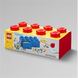 LEGO Fiókos tárolódoboz 2x4, piros