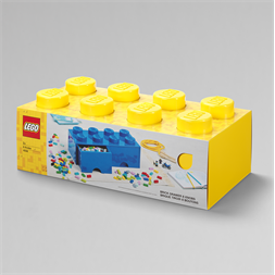 LEGO Fiókos tárolódoboz 2x4, sárga