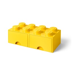 LEGO Fiókos tárolódoboz 2x4, sárga