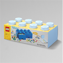 LEGO Fiókos tárolódoboz 2x4, világoskék