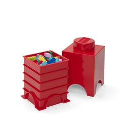 LEGO Tárolódoboz, piros (1,2 literes)