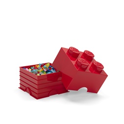 LEGO Tárolódoboz 2x2, piros (5,6 literes)