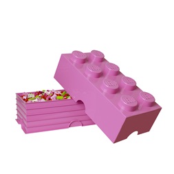 LEGO Tárolódoboz, rózsaszín (16,9 literes)