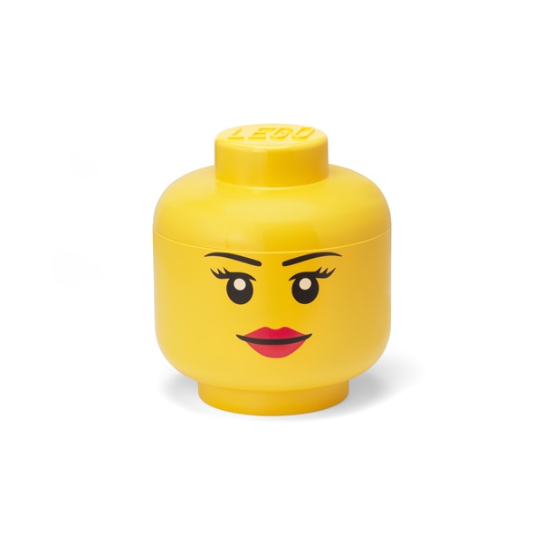 LEGO Lány tárolófej, nagy (8,5 literes)