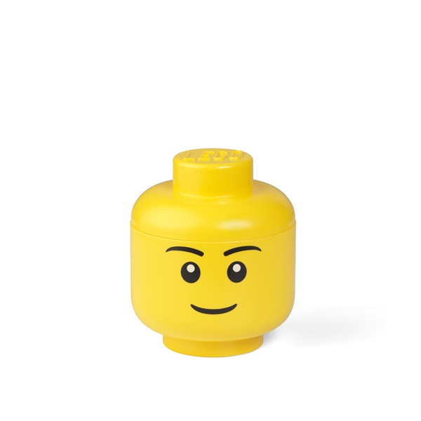 LEGO Fiú tárolófej, kicsi (2 literes)