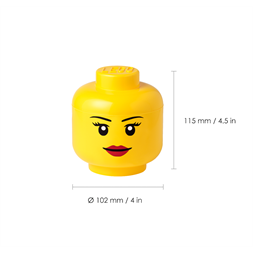 LEGO Tároló fej szett, mini, 4 db-os