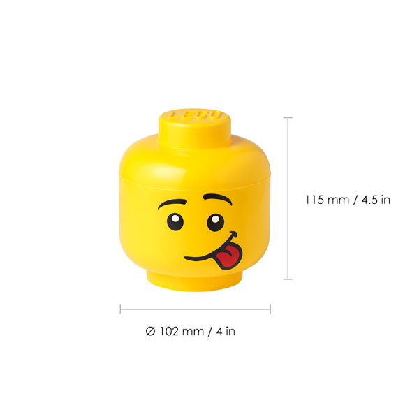 LEGO Tároló fej szett, mini, 4 db-os