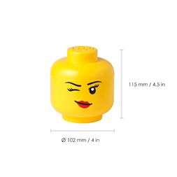 LEGO Tároló fej szett, mini, 4 db-os