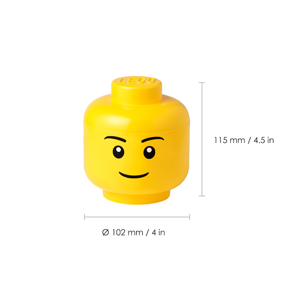 LEGO Tároló fej szett, mini, 4 db-os