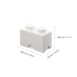 LEGO Tárolódoboz szett 3db-os, fekete, fehér, szürke