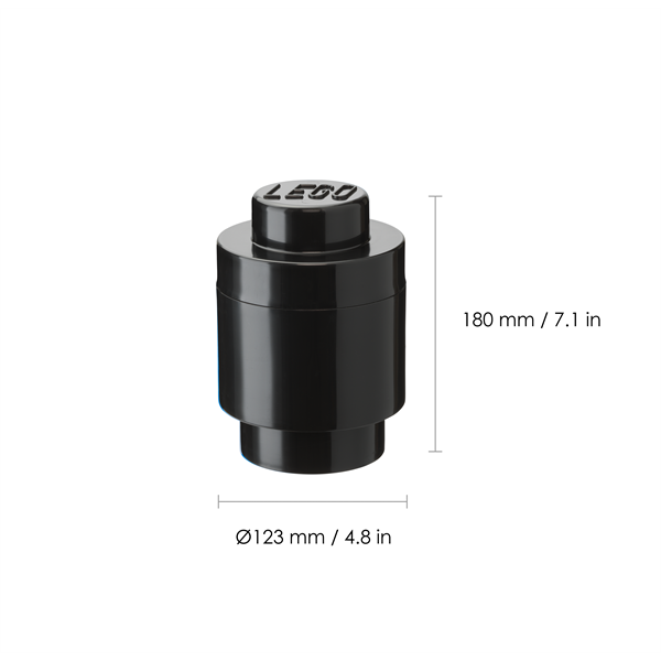 LEGO Tárolódoboz szett 3db-os, fekete, fehér, szürke