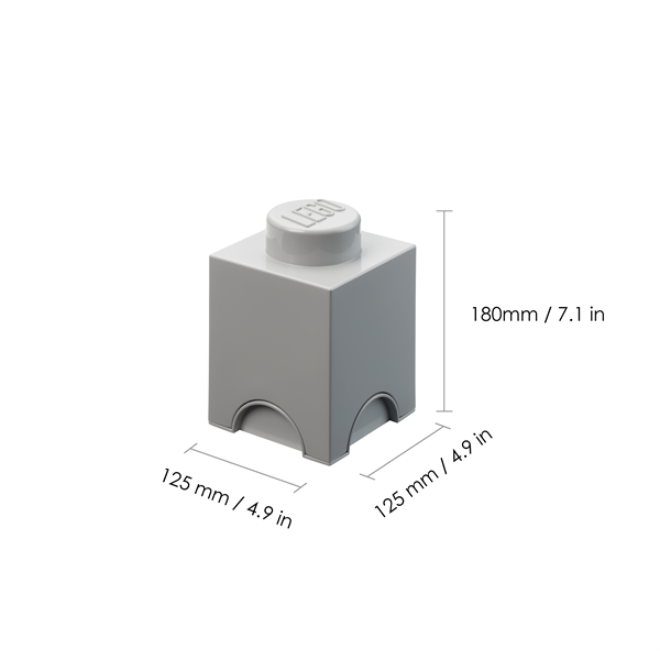 LEGO Tárolódoboz szett 3db-os, fekete, fehér, szürke