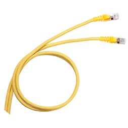 Legrand Cat6A (S/FTP) sárga 3 méter LCS3 árnyékolt patch kábel