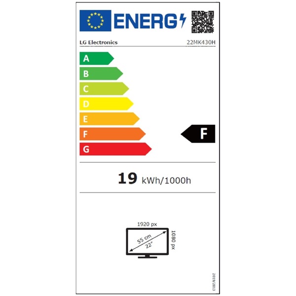 LG 21,5" 22MK430H-B LED IPS HDMI monitor