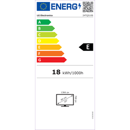 LG 23,6" 24TQ510S-PZ HD ready LED Smart fekete TV-monitor