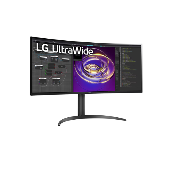 LG 34" 34WP85CP-B UWQHD IPS HDMI/DP/USB-C/USB ívelt monitor