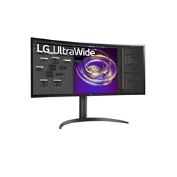 LG 34" 34WP85CP-B UWQHD IPS HDMI/DP/USB-C/USB ívelt monitor