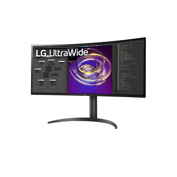 LG 34" 34WP85CP-B UWQHD IPS HDMI/DP/USB-C/USB ívelt monitor