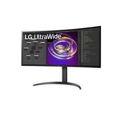 LG 34" 34WP85CP-B UWQHD IPS HDMI/DP/USB-C/USB ívelt monitor