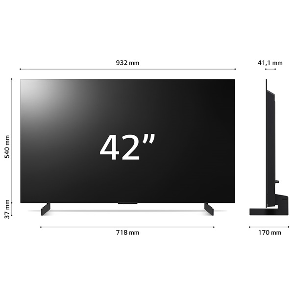 LG 42" OLED42C31LA 4K UHD OLED evo TV