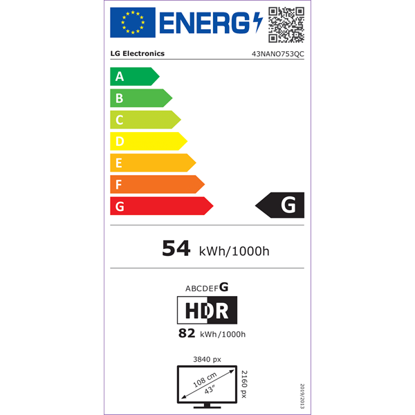 LG 43" 43NANO753QC 4K UHD NanoCell Smart LED TV