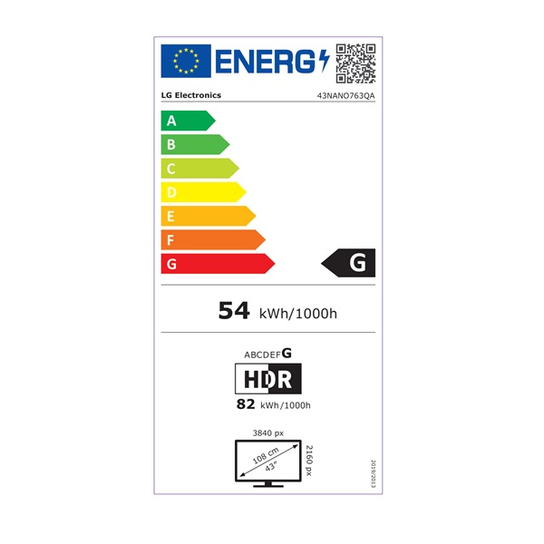 LG 43" 43NANO763QA 4K UHD NanoCell Smart LED TV