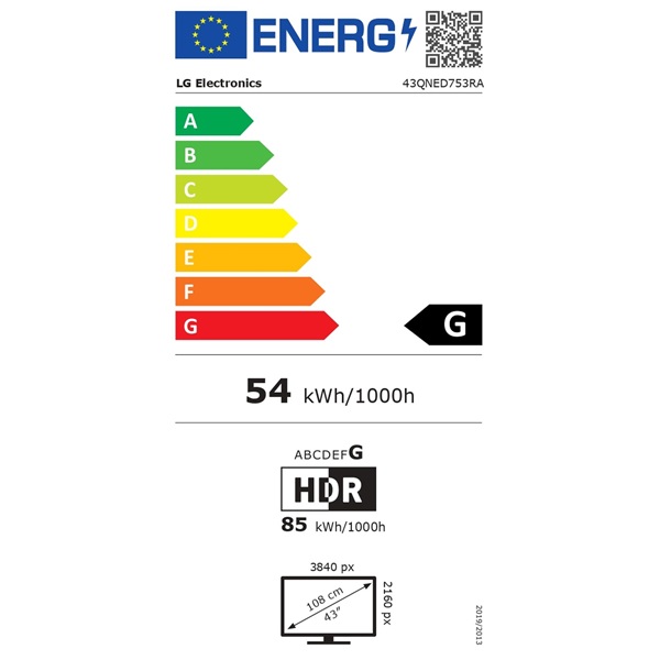 LG 43" 43QNED753RA 4K UHD QNED TV