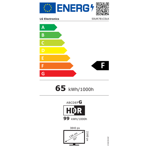 LG 50" 50UR781C0LK 4K UHD Smart LED TV