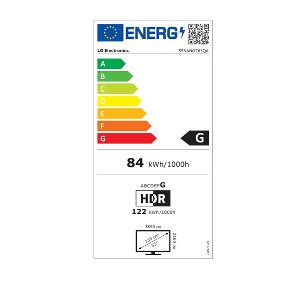 LG 55" 55NANO763QA 4K UHD NanoCell Smart LED TV