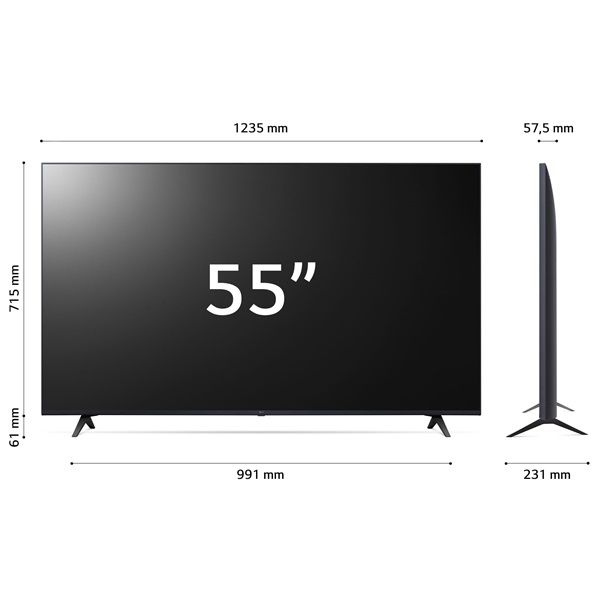 LG 55" 55UR80003LJ 4K UHD Smart LED TV