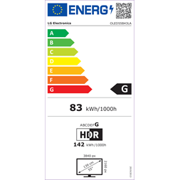 LG 55" OLED55B43LA 4K UHD Smart OLED TV